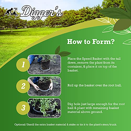 Digger’s 1Gallon Root Guard Speed Baskets for Plants, Control Gopher