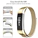 SWEES Metal Bands Compatible Fitbit Alta & Fitbit Alta HR, Milanese Loop Stainless Steel Metal Replacement Accessories Small Large for Women Men, Silver, Black, Rose Gold, Colorful, Champagne