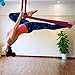 EverKing Aerial Yoga Straps Trapeze - Antigravity Yoga Swing/Sling/Inversion Tool,Air Flying Yoga Hammock Belt Fitness Swing Hammock for Yoga Inversion Exercises (Purple)