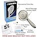 Sakaika 3 Setting 2.5 GPM Brushed Nickel Hand Held Shower Head Replacement Part with Massage & Mist Spray from the Luxury Multifunction Handheld Showerhead Collection - Handshower Only Without Hose