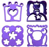 Lunch Punch Sandwich Cutters, Set of 4, Whimsical Shape