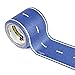 PlayTape Black Road - Road Car Tape Great for Kids, Sticker Roll for Cars Track and Train Sets, Stick to Floors and Walls, Quick Cleanup, Children Toys (30 Feet by 2 Inches - Single Roll, Blue)