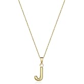 AILPIWE Gold Initial Necklaces for Women 18K Gold Plated Dainty Letter Necklace, A-Z Simple Gold Necklace for Women Trendy