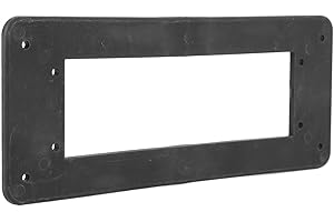 Adapter Plate Fit for Series Sturdy Plastics Marine Stereo System Adapter Plate (Black)