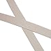 CTM® Elastic .75 Inch Wide Undergarment Clip-End Suspenders, Beige