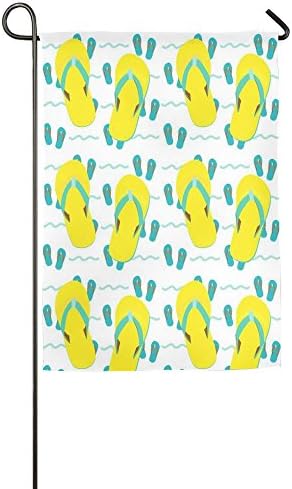 Colorful Flip Flops Fall Patio Yard House Garden Flags 12 X 18 Polyester Fiber Emblemize