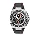 SEIKO Men's SPC047P2 Sportura Black Leather Strap Black Chronograph Dial Watch