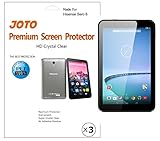 Hisense Sero 8 Screen Protector - JOTO Ultra Crystal Clear (Invisible) version Screen Protector Film Guard for Hisense Sero 8 Tablet E2281, with Lifetime Replacement Warranty (3 Pack)