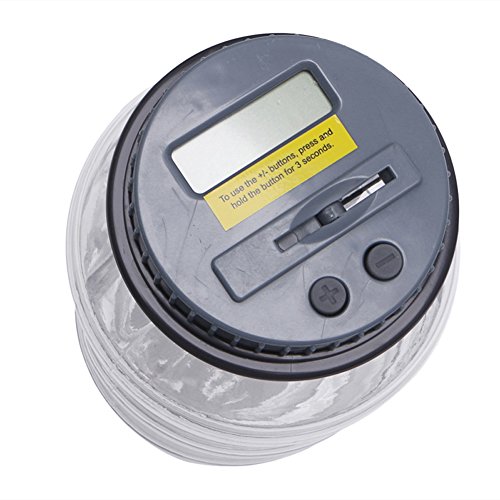 Hacloser US Coin Saving Money Bank Automatic Counting Clear Digital Electronic Piggy Bank Box Jar