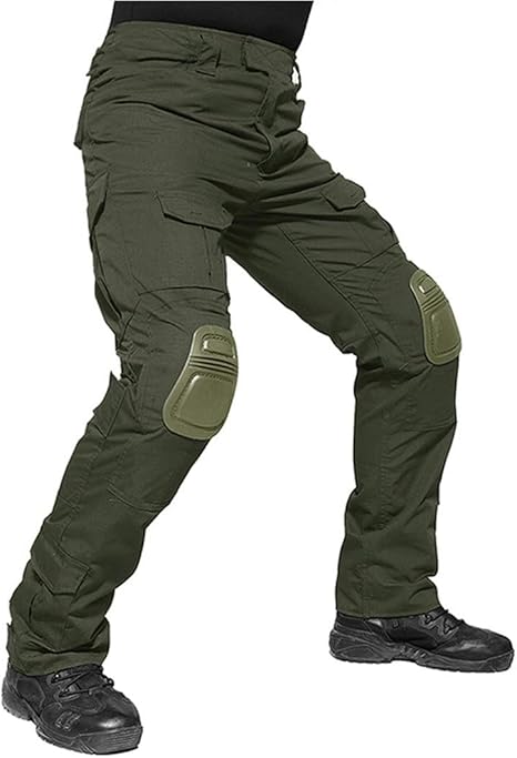 cargo uniform knee pad pants