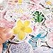 Yaomiao 400 Pieces Flower Stickers Flower Journal Stickers for Scrapbook Planners Phone Cases, Laptops