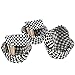 TecUnite 100 Pieces Checkered Flag Cupcake Wrapper Liner Racing Car Cupcake Toppers and 100 Pieces Checkered Flag Toothpicks Racing for Cake Decorations(Black and White)
