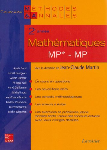 Mathématiques, 2e année MP*, MP