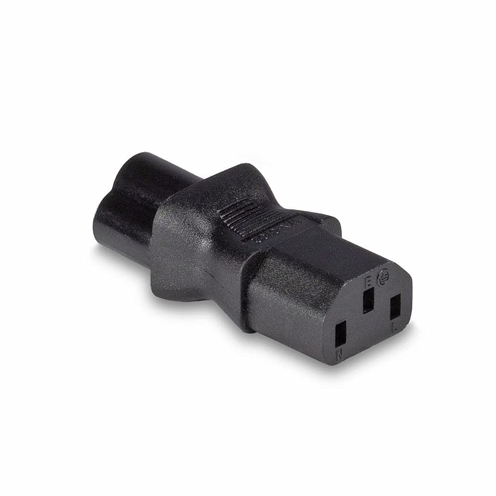 LINDY IEC C6 Cloverleaf Socket To IEC C13 3 Pin Plug Adapter