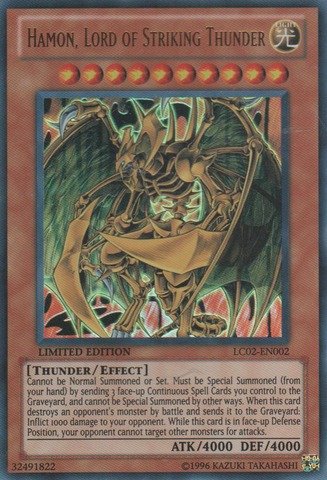 Yu-Gi-Oh! - Hamon, Lord of Striking Thunder (LC02-EN002) - Legendary Collection 2 - Limited Edition - Ultra Rare