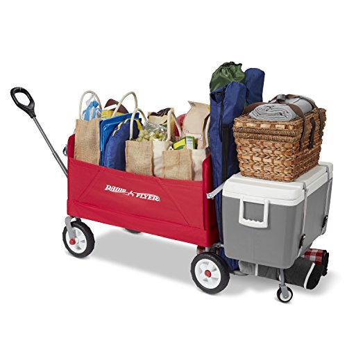 Folding Wagon with Cooler Caddy 