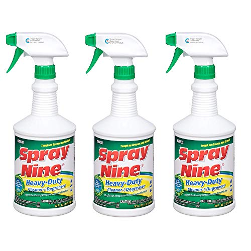 Spray Nine 26832 Heavy Duty Cleaner/Degreaser and Disinfectant, 32 oz. - 3 Pack