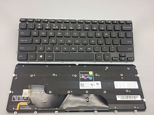 Keyboard go go go for DELL XPS 13 L221 L321 L322 XPS 12 XPS13R XPS13D XPS13 XPS 12 L221x 9Q23 9Q33 XPS 12 13 XPS 13D 13R L321X L322X 0MH2X1 Laptop Keyboard no frame US Backlight Black XPS13