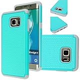 Galaxy S6 Edge Plus case, E LV Samsung Galaxy S6 Edge Plus (Shock Proof Defender) Slim Case Cover Full Protection from Drops and impacts for Samsung Galaxy S6 Edge Plus [Mint/Teal]