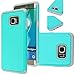 Galaxy S6 Edge Plus case, E LV Samsung Galaxy S6 Edge Plus (SHOCK PROOF DEFENDER) Slim Case Cover **NEW** Full protection from drops and impacts for Samsung Galaxy S6 Edge Plus [MINT/TEAL]