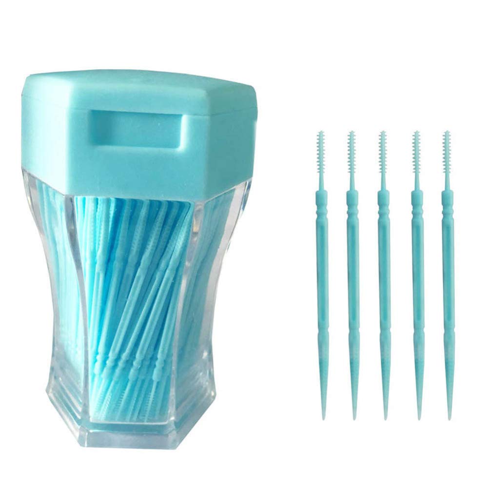 SUPVOX 200pcs Interdental Picks Dental Brush Picks Double