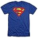 Superman Classic Logo Heather T Shirt and Exclusive Stickers