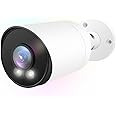 4K 8MP PoE IP Bullet Camera for IP Camera NVR System, Outdoor, 2.8mm Wide Angle, 65ft IR Night Vision, H.265, ONLY Compatible with Hik Vision Uniview NVR, NDAA Compliant
