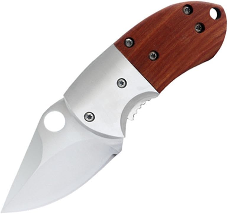 JIFASTART Folding Pocket Knife Wood Handle Outdoor Survival Mini Envelope Camping Hunting EDC Tool Knives