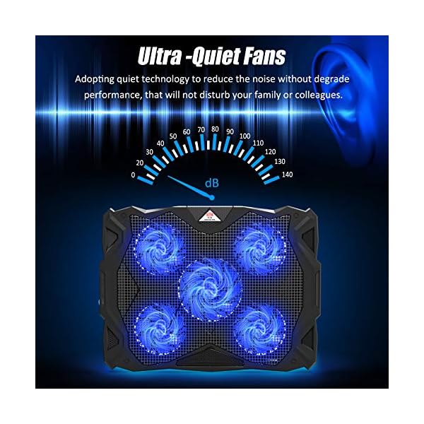 CP3-Laptop-Cooling-Pad-5-Quiet-Fans-Laptop-Cooler-Support-Up-to-173-Inch-Heavy-Duty-Notebook-Gaming-Laptop-Cooling-Stand-with-LED-Light-for-Gaming-Office-Work-from-Home-Blue CP3 Laptop Cooling Pad 5 Quiet Fans Laptop Cooler, Support Up to 17.3 Inch Heavy Duty Notebook, Gaming Laptop Cooling…