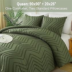 Litanika Dark Olive Green Queen Size Comforter