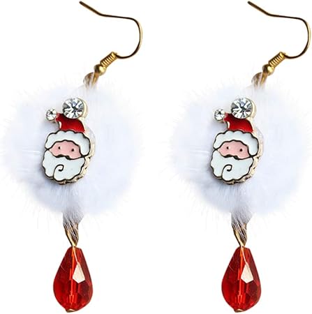 Tonver De Noël Cristal Boucles Doreilles 1 Paire Plaqué Or