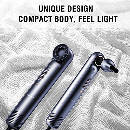 SKYEGLE Hair Dryer with Hair Care Fragrance Ring, 110,000 RPM Brushless Motor Negative Ionic Hair Dryer for Fast Drying, High Speed Low Noise Temperature Controlled Hair Dryer, for Home, Travel, Gift