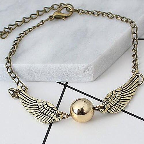 Harry Potter Quidditch Golden Snitch Bracelets chain fashion golden jewelry fan gift