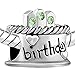 ThirdTimeCharm August Birthstone Cake Charm Happy Birthday Crystal Candle Beads For Bracelets