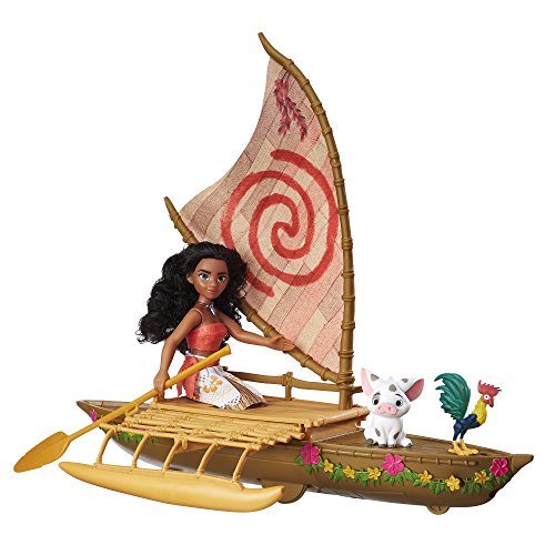 moana doll and boat