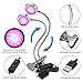 16W Led Clip light, Table Lamp Hydroponics Plant Grow Lights with 2 Level Dimmable, Flexible Gooseneck