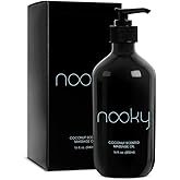 Nooky Massage Oil with Fractionated Coconut Oil for Massaging 16 Ounce (Coconut)