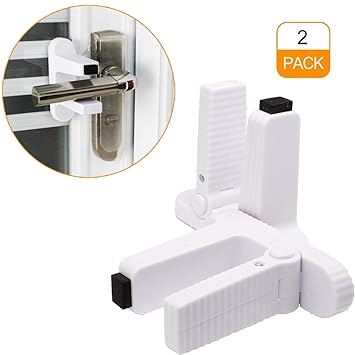 tuut door lever lock child proof doors & handles 3m adhesive