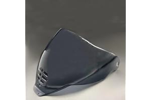 Moontogo IC-06 Helmet Shields for ICON Airflite Visor Faceshield Windshield Sunshield Moto Accessories (Black)