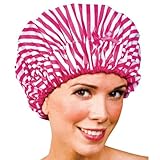Betty Dain Pink Peppermint Shower Cap