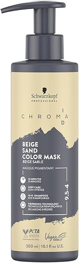 Schwarzkopf Professional CHROMA ID Bonding Color Mask 9,5-4 Beige Sand 300 ml