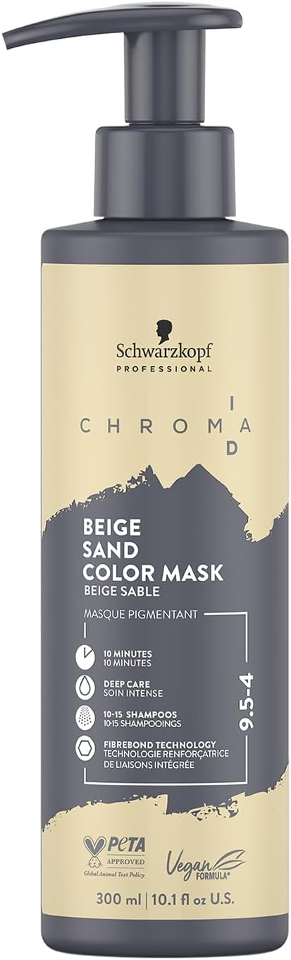Schwarzkopf Professional CHROMA ID Bonding Color Mask 9,5-4 Beige Sand 300 ml