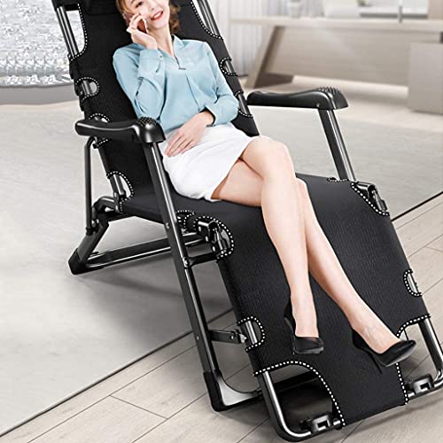 Liegestuhl Sonnenliege Gartenliege Lounge Sessel Klappbarer Liegestuhl für Sonnenliegen mit gepolsterten Kissen und… – Bild 3