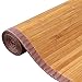 Yaheetech Bamboo Area Rug Carpet 5'x 8' Brown Natural Bamboo Wood Floor Mat Bamboo Carpet Indoor Outdoor (8 x 5 ft)