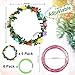 12 Pack Party Favors for Kids Adults, 6 LED Flower Headbands for Women 6 Glow Sticks Bracelet Christmas Glow in The Dark Party Supplies Led Flower Crowns Glow Party Accessories Light Up Toys Bulk