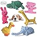 Dog Rope Toys Cute Animals Design, Cotton Puppy Toys for Small Dogs. Rope Dog Toy Set pack of 6