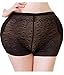 Gotoly Hip Enhancer Butt Lifter Padded Panty Removable Pads Boyshorts Underwear (M, Black)