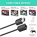NES Classic Controller Extension Cable, 2 Pack 3M/10eet SNES Extension Power Cord for Nintendo Entertainment System: NES Classic Edition, Super NES Classic Mini Retro Video Game Consolethumb 1