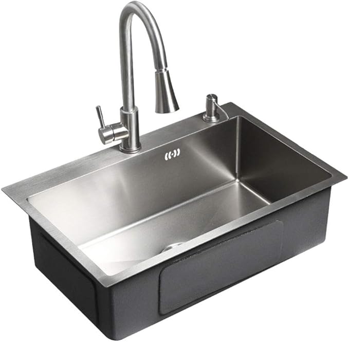 Kitchen Sink. Single-Bowl-Küchenspüle 304 Edelstahl-Küchenspüle mit