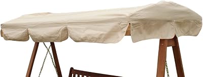 Garden Market Place Spare Canopy for 2 Seater Swing Seat - Beige